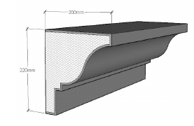 String Course  Moulded